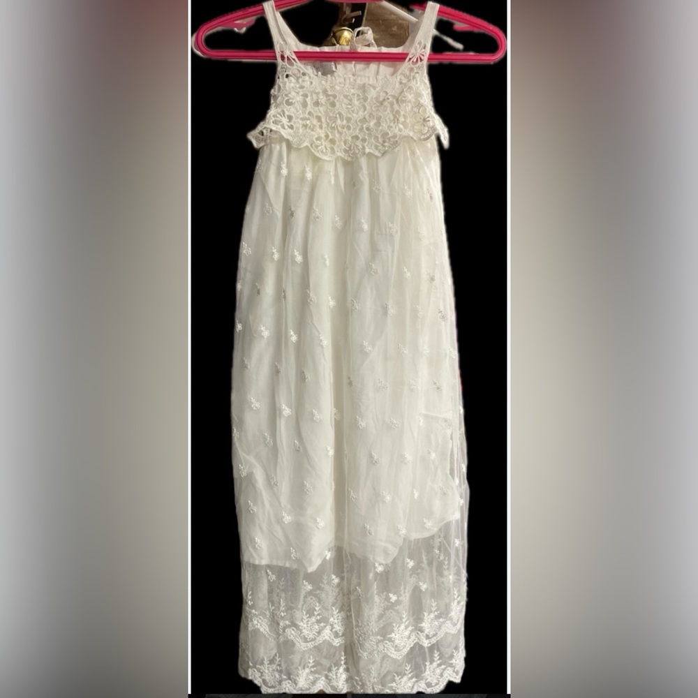 Trish Scully White Lace Girls’ Dress